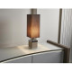 Lampe industrielle finition béton pour salon 49 cm Canina