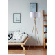 Lampadaire industriel métal pour salon 140 cm Perles