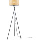 Lampadaire design en cannage pour salon 140 cm Elata