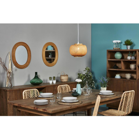 Suspension design bambou pour salon 120 cm Lolite