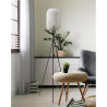 Lampadaire design aspect rotin pour salon 150 cm Topaze