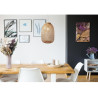 Suspension en rotin naturel pour salon 150 cm Aventurine