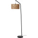 Lampadaire en rotin naturel pour salon 165 cm Citrine