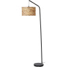 Lampadaire en rotin naturel pour salon 165 cm Citrine