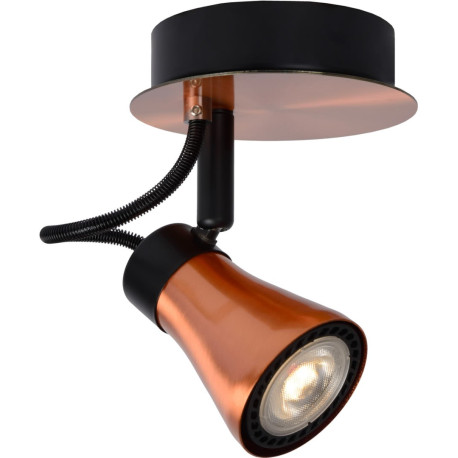 Spot design led effet cuivre Bloom
