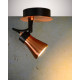 Spot design led effet cuivre Bloom
