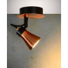 Spot design led effet cuivre Bloom