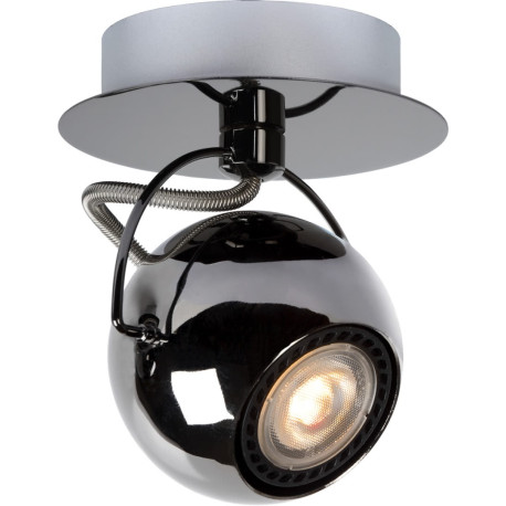 Spot boule design led métalisé Rondo
