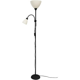 Lampadaire bois métal H.185 cm OSLO Blanc - Lampadaire BUT