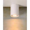 Spot tube design en aluminium blanc Alberto