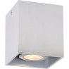 Plafonnier design cubique chrome Malicia
