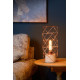 Lampe de table design en métal effet cuivre Elys
