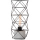 Lampe de table design en métal noir Elys