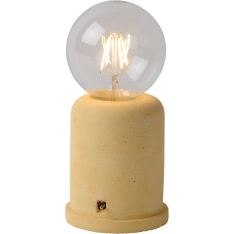 Lampe de table moderne en béton jaune Penny