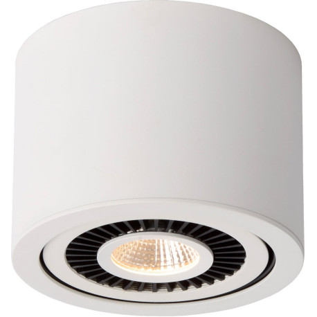 Spot design blanc orientable Ø 12 cm Vador
