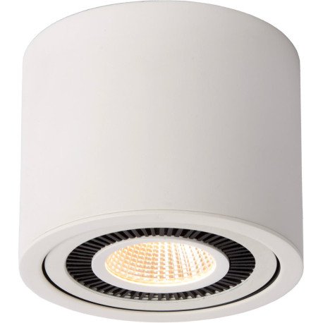 Spot design blanc orientable Ø 14 cm Vador