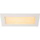 Plafonnier classique blanc led rectangle Trosy