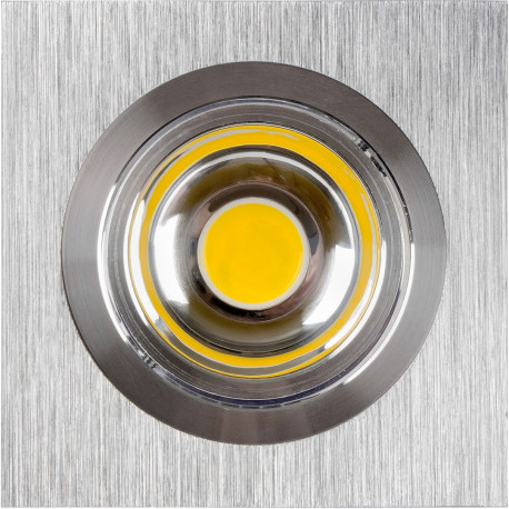 Spot led carré classique aluminium Joly