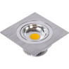 Spot led carré classique aluminium Joly