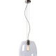 Suspension design en verre transparent Ø 30 cm Irina