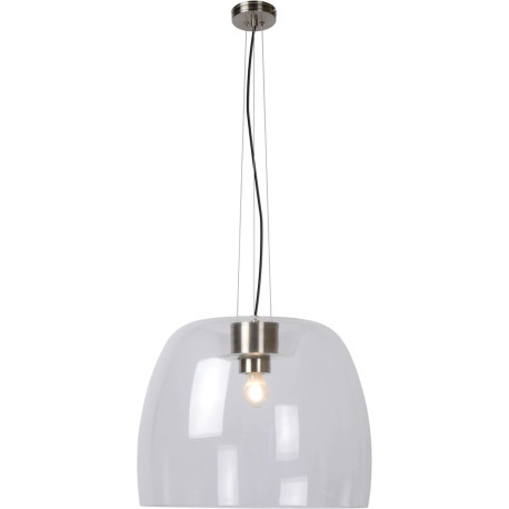 Suspension design en verre transparent Ø 50 cm Irina