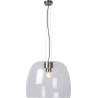 Suspension design en verre transparent Ø 50 cm Irina