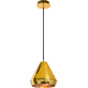 Suspension design métal doré et verre Marvine