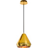 Suspension design métal doré et verre Marvine