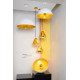 Suspension design métal doré et verre Marvine