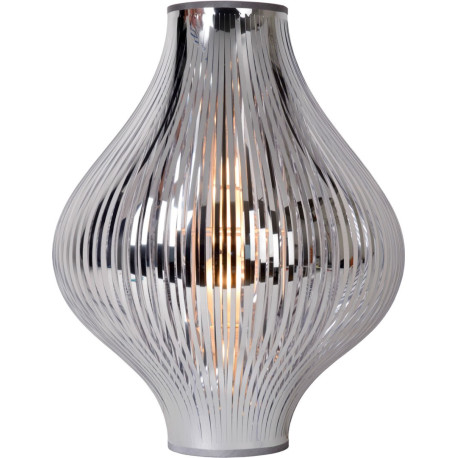 Lampe à poser design PVC chromé Dolly