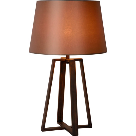 Lampe de table design en acier effet rouille Apolina