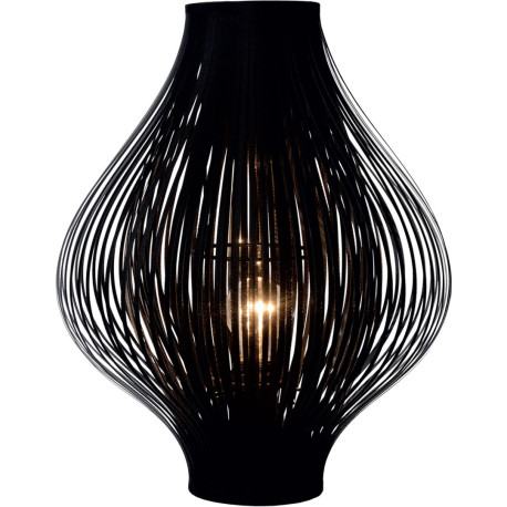 Lampe à poser design PVC noir Dolly