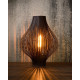 Lampe à poser design PVC noir Dolly
