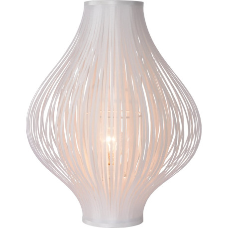 Lampe à poser design PVC blanc Dolly