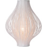 Lampe à poser design PVC blanc Dolly