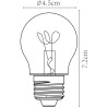 Ampoule filament intérieur Celestin