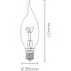 Ampoule filament intérieur Dorian