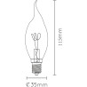 Ampoule filament intérieur Dorian