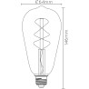 Ampoule filament intérieur Cesar