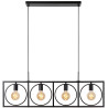 Suspension classique métal rectangle Evengeline