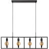 Suspension classique métal rectangle Evengeline