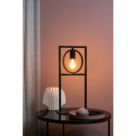 Lampe de table classique métal rectangle Evengeline