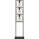 Lampadaire classique métal rectangle Evengeline