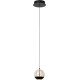 Suspension LED moderne verre et métal 1 boule Adelaide