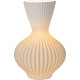 Lampe de table classique porcelaine blanc Leticia