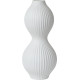 Lampe de table classique porcelaine rond blanc Leticia