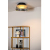 Plafonnier LED métal et verre classique rond Amanda