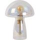 Lampe de table moderne verre champignon Raya