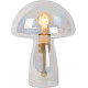 Lampe de table moderne verre champignon Raya