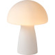 Lampe de table moderne verre champignon Raya